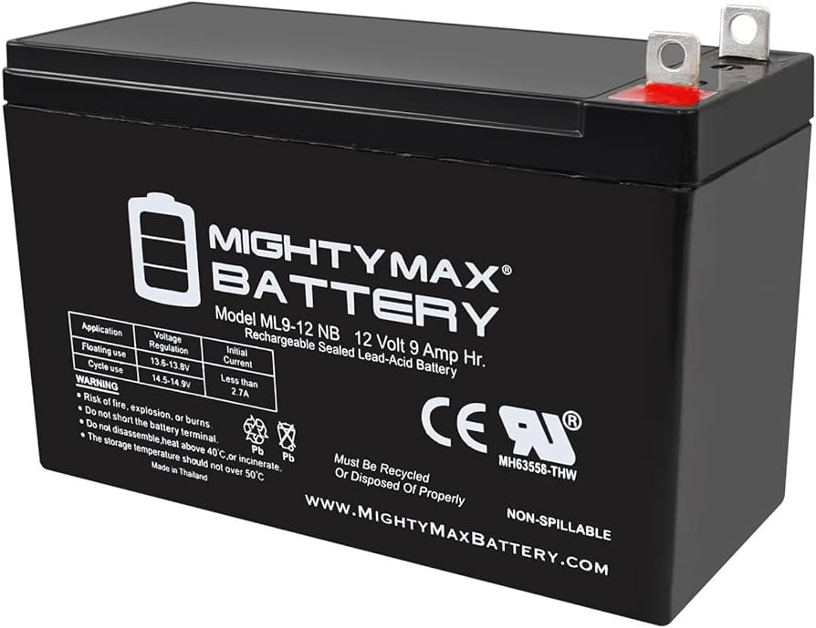Amazon.com: Mighty Max Battery 12V 9AH Battery Replacement for